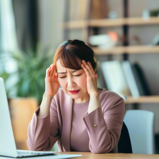 緊張型頭痛の痛み